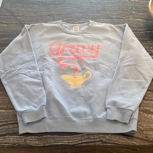 Light Blue Yung Gravy Graphic Men's Sweater